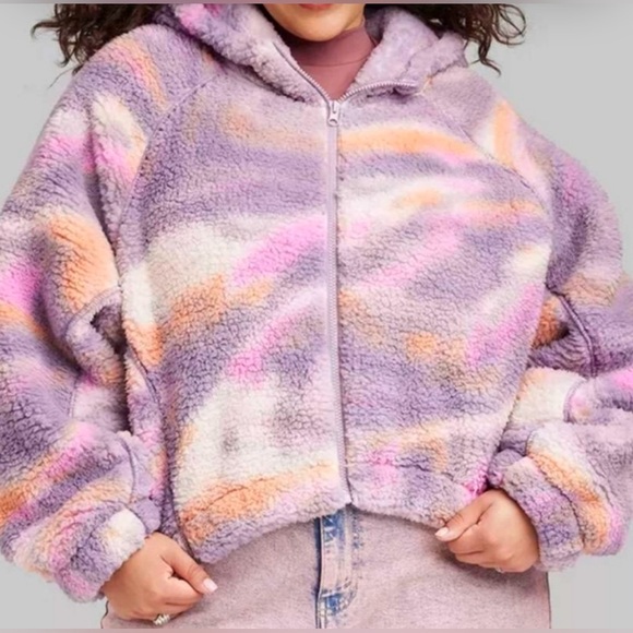 Sherpa Zip Up Hoodie - Picture 8 of 8